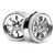 CUP RACER - MX60 8 SPEICHERN FELGEN CHROM (0mm OFFSET/2Stk)