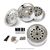 Gmade 1.9 NR01 beadlock wheels (Chrome) (2), 2 image