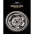 Gmade 1.9 SR05 beadlock wheels (Uncoated Silver) (2), 2 image
