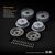 Gmade 1.9 SR05 beadlock wheels (Uncoated Silver) (2), 3 image