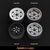 Gmade 1.9 SR05 beadlock wheels (Uncoated Silver) (2), 4 image