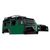 Body, Land Rover Defender, green (com plete with ExoCage, inner fenders, fuel canisters, and jack)