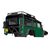 Body, Land Rover Defender, green (com plete with ExoCage, inner fenders, fuel canisters, and jack), 2 image