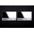 1/10 Stainless Steel Mirror Sticker for Traxxas TRX-4 Ford Bronco, 2pcs.