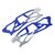 SAVAGE - CHASSIS MIT CUSTOM FLAME (SILBER/BLAU), 2 image