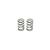 Shock Springs: 40mm 4.7N/mm (27lbf/in ) (2pcs)