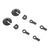 Shock Rod End Set Nero (2)
