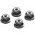 AR708008 Flanged Nyloc Locknut 4mm Si lver (4)