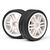 Strada TC Treaded Tyre & White Spoke Wheel Assembly (1 Pr)