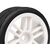 Strada TC Treaded Tyre & White Spoke Wheel Assembly (1 Pr), 3 image