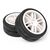 Strada TC Treaded Tyre & White Spoke Wheel Assembly (1 Pr), 4 image