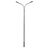Éclairage public LED Lampes fouet blanc froid 3 pièces