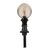 Luminaire de chemin LED Boule blanc chaud 3 pièces