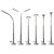 Set de lampadaires
