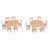 2 tables et 12 chaises, 2 image