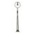 Lampe annulaire à LED pour mât à grille blanc froid 3 pièces