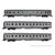 FS 3 voitures voyageurs UIC-Z1 A + 2B grises ép. V, 2 image