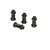 D216 - CHASSIS BRACE POST (BLACK/4pcs), 2 image
