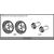 Differential crown gear and pinion set