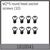 M2*5 round head socket screws (10)