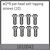 M2*8 pan head selt-tapping screws (10)