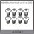 M3*6 button head screws (10)
