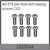 M2.6*6 pan head selt-tapping screws (10)