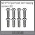 M2.6*10 pan head selt-tapping screws (8)