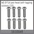 M2.6*14 pan head selt-tapping screws (10)