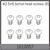 M2.5×6 button head screws (8)