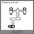 Steering arm set