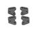 D819 Hub Carrier Arm v2 no.4 (4pcs)
