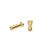 5mm Gold Connector low profile (2pcs)
