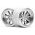 FELGEN VINTAGE 8 SPOKE 31mm - MAT CHROME - 6mm OFFSET