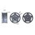 1:10 Aluminium Buggy Wheel Set 4WD front 12mm Hex (2), 3 image