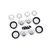 Wheels, 1.0ÔÇØ, 6061-T6 aluminum (silve r-anodized) (4)/ 2x8mm BCS (24)