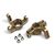Lenkspindelsatz aus Aluminium (gold/links/rechts)
