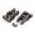 Aluminium Hinterradnabensatz (Grau/2Stk)