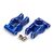 Aluminium Hinterradnabensatz (blau/2ST)