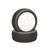 HB Gridlock Mounted Tire (Red/White Wheel/1:8 Buggy)