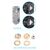 Aluminum Steering Knuckle Cover 2 pcs Silver for Traxxas TRX-4, 3 image