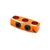 Aluminum Case 12-14 Gauge Wire Guard Clamp Orange