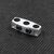 Aluminum Case 12-14 Gauge Wire Guard Clamp Silver