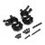 Aluminum Front Inner Knuckle Left and Right Black for Traxxas TRX-4