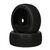 Megabite Mounted Tire (White Compound/Carbon Wheel/1:8 Buggy)