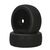 Performa Gridlock V3 Mounted Tire (Red Compound/Carbon Wheel/1:8 Buggy)