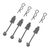 Body Clip Large Black (10), 3 image