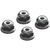AR708008 Flanged Nyloc Locknut 4mm Si lver (4), 3 image