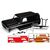 Body, Ford Bronco, complete (black) ( includes front and rear bumpers, push bar, rear body mount, grill, side mi, 2 image