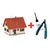 FALLER Promotions-Set Bastelhaus  crème/rot, 2 image